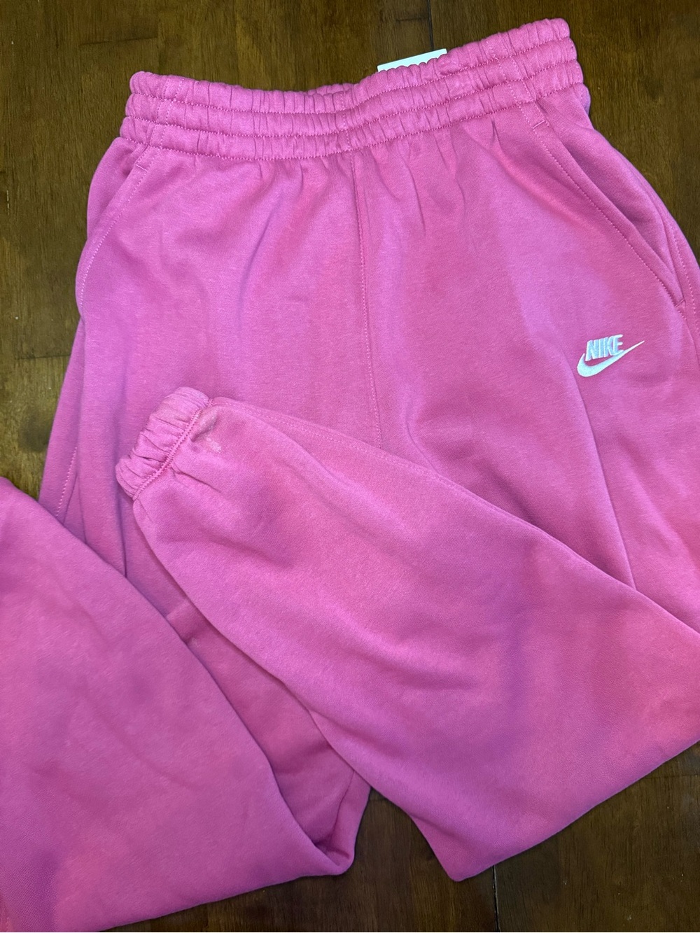 Nike Kids Pink Fleece Jogger Pants XL NWT